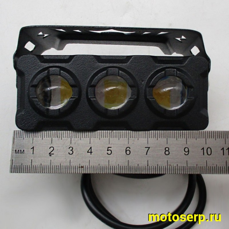 Купить  Фара, Светодиодная оптика прямоугольная, 100‑40mm, 12‑80W, IP67, белый/желтый свет (ANKON 032162 купить с доставкой по Москве и России, цена, технические характеристики, комплектация фото  - motoserp.ru