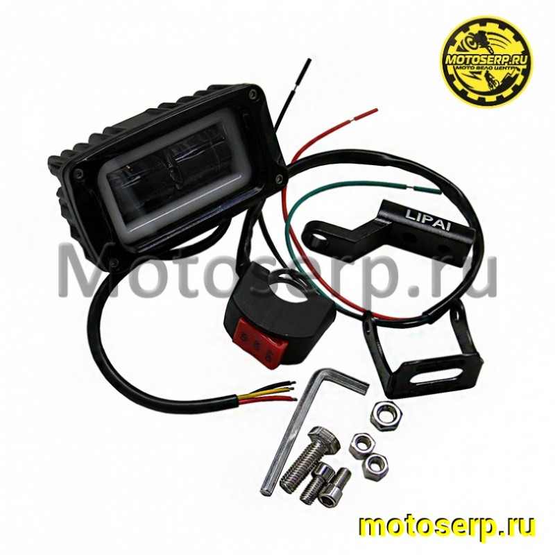 Купить  Фара, Светодиодная оптика прямоугольная, 113‑56mm, 10‑80V, 20‑80W, 6500K, IP67, габарит (ANKON 032155 купить с доставкой по Москве и России, цена, технические характеристики, комплектация фото  - motoserp.ru