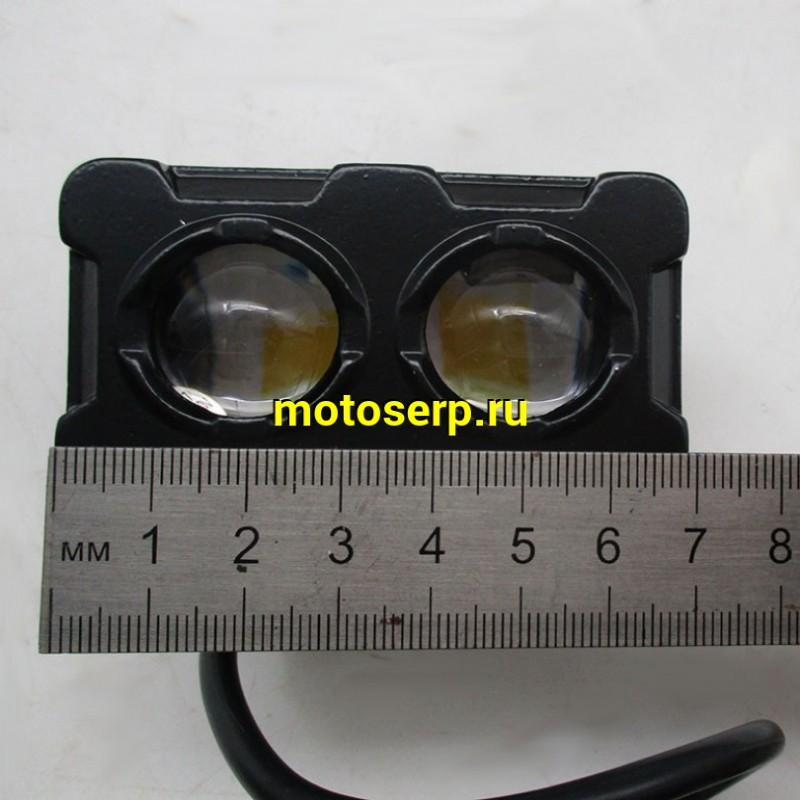 Купить  Фара, Светодиодная оптика прямоугольная, 70‑40mm, 9‑60V, IP67, белый/желтый свет (ANKON 032158 купить с доставкой по Москве и России, цена, технические характеристики, комплектация фото  - motoserp.ru