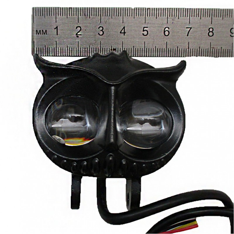 Купить  Фара, Светодиодная оптика (филин) 65‑53mm, 9‑60V, IP67, белый/желтый свет (ANKON 032157 купить с доставкой по Москве и России, цена, технические характеристики, комплектация фото  - motoserp.ru