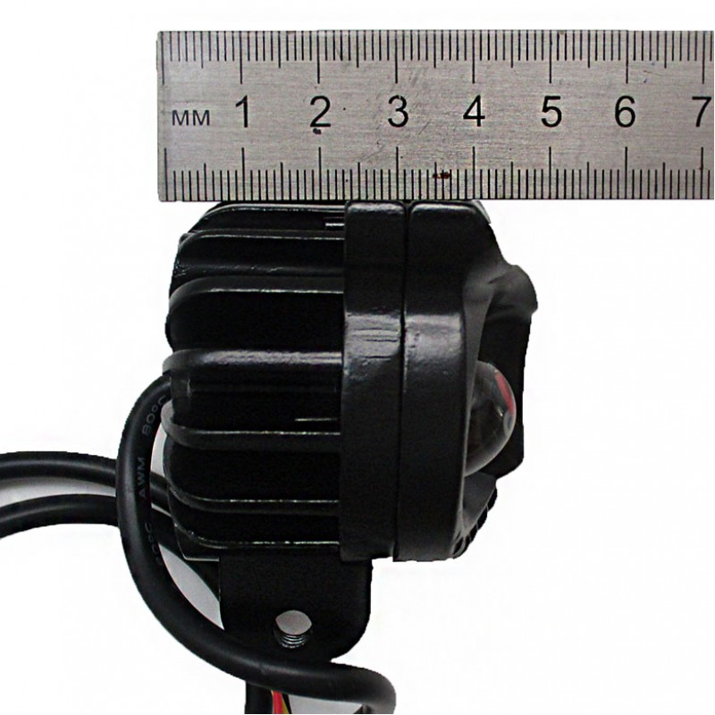 Купить  Фара, Светодиодная оптика (филин) 65‑53mm, 9‑60V, IP67, белый/желтый свет (ANKON 032157 купить с доставкой по Москве и России, цена, технические характеристики, комплектация фото  - motoserp.ru