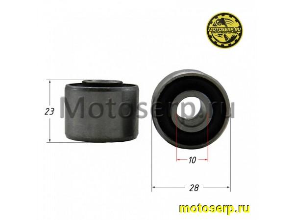 Купить  Сайлентблок (D-28mm, d-10mm, L-23mm) передний 163QMK с балансиром (шт) (ML 17922 купить с доставкой по Москве и России, цена, технические характеристики, комплектация фото  - motoserp.ru