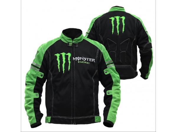 Купить  Куртка с жесткими вставками текстильная Monster Energy (2XL)  (шт) (МотоЯ купить с доставкой по Москве и России, цена, технические характеристики, комплектация фото  - motoserp.ru