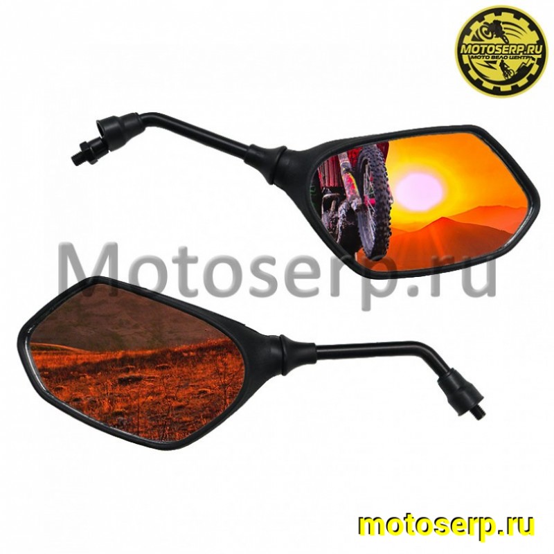 Купить  Зеркала (d-8mm, прав резьба) стреловидные (пар) (ANKON 018055 купить с доставкой по Москве и России, цена, технические характеристики, комплектация фото  - motoserp.ru