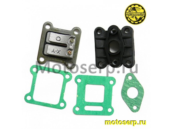 Купить  Клапан лепестковый 1E44FMB мини ATV-50 (+проставка и прокладки) (шт) (ML 12855 купить с доставкой по Москве и России, цена, технические характеристики, комплектация фото  - motoserp.ru