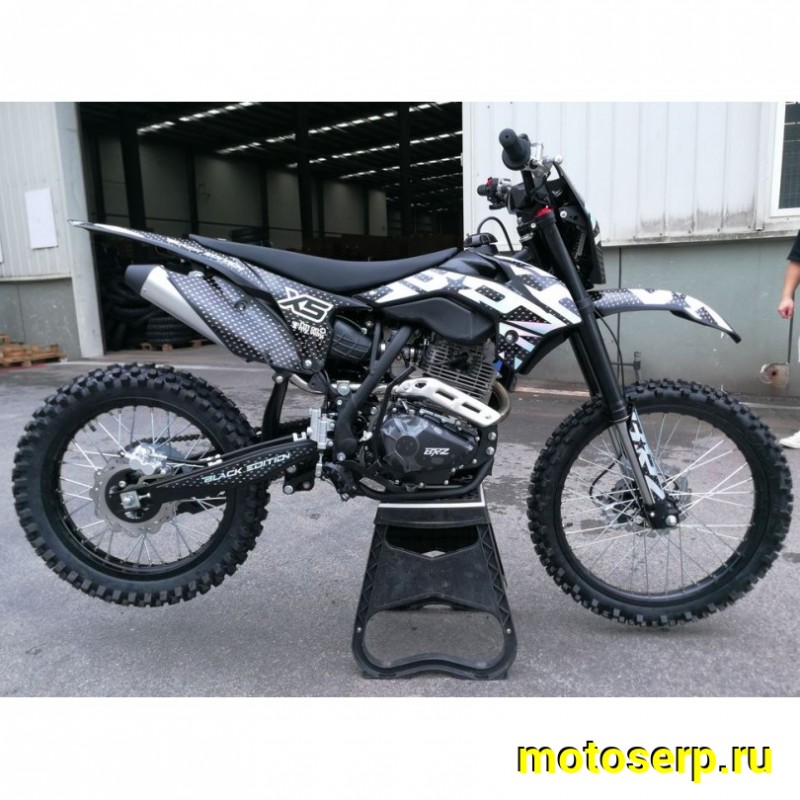 Купить  Мотоцикл Кросс/Эндуро BRZ X5 PR 300 Black 300сс.  Z175FMN-PR300   спортинв., балансир, приборка (зал) (шт) купить с доставкой по Москве и России, цена, технические характеристики, комплектация фото  - motoserp.ru