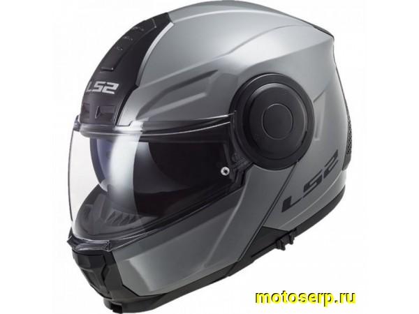 Купить  Шлем трансформер (модуляр) LS2 FF902 SCOPE NARDO Grey L (шт) (LS2 купить с доставкой по Москве и России, цена, технические характеристики, комплектация фото  - motoserp.ru