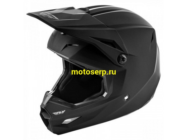 Купить  ====Шлем Кросс FLY RACING KINETIC Solid (черный матовый) S (шт)  (0 купить с доставкой по Москве и России, цена, технические характеристики, комплектация фото  - motoserp.ru