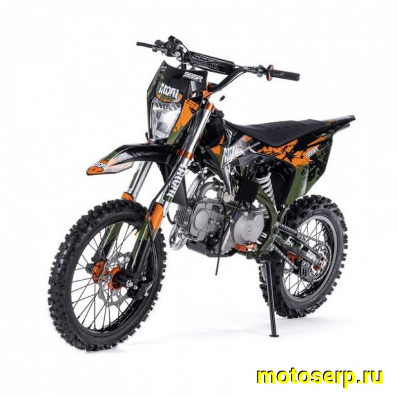 Купить  Питбайк SSSR ATOM ION 125 Green Khaki (шт) купить с доставкой по Москве и России, цена, технические характеристики, комплектация фото  - motoserp.ru