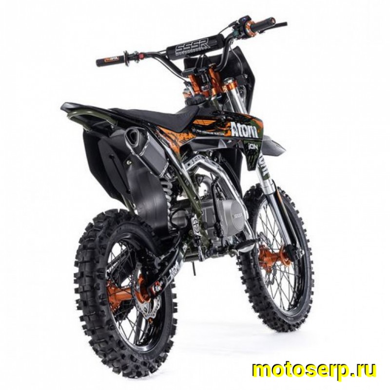Купить  Питбайк SSSR ATOM ION 125 Green Khaki (шт) купить с доставкой по Москве и России, цена, технические характеристики, комплектация фото  - motoserp.ru