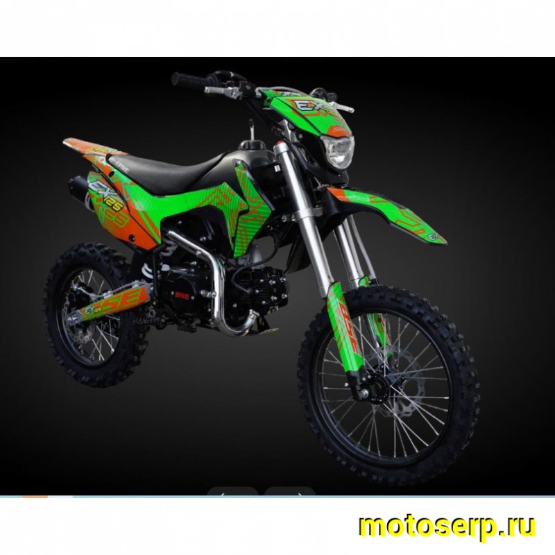 Купить  ====Питбайк BSE EX125 17/14 Green Orange Ant (шт) купить с доставкой по Москве и России, цена, технические характеристики, комплектация фото  - motoserp.ru