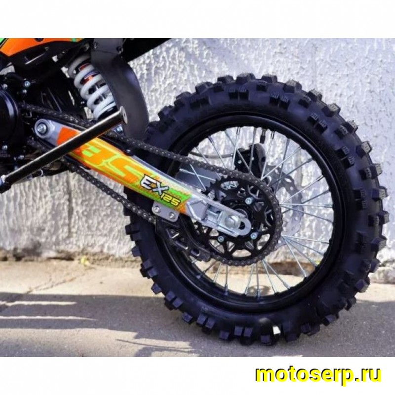 Купить  ====Питбайк BSE EX125 17/14 Green Orange Ant (шт) купить с доставкой по Москве и России, цена, технические характеристики, комплектация фото  - motoserp.ru