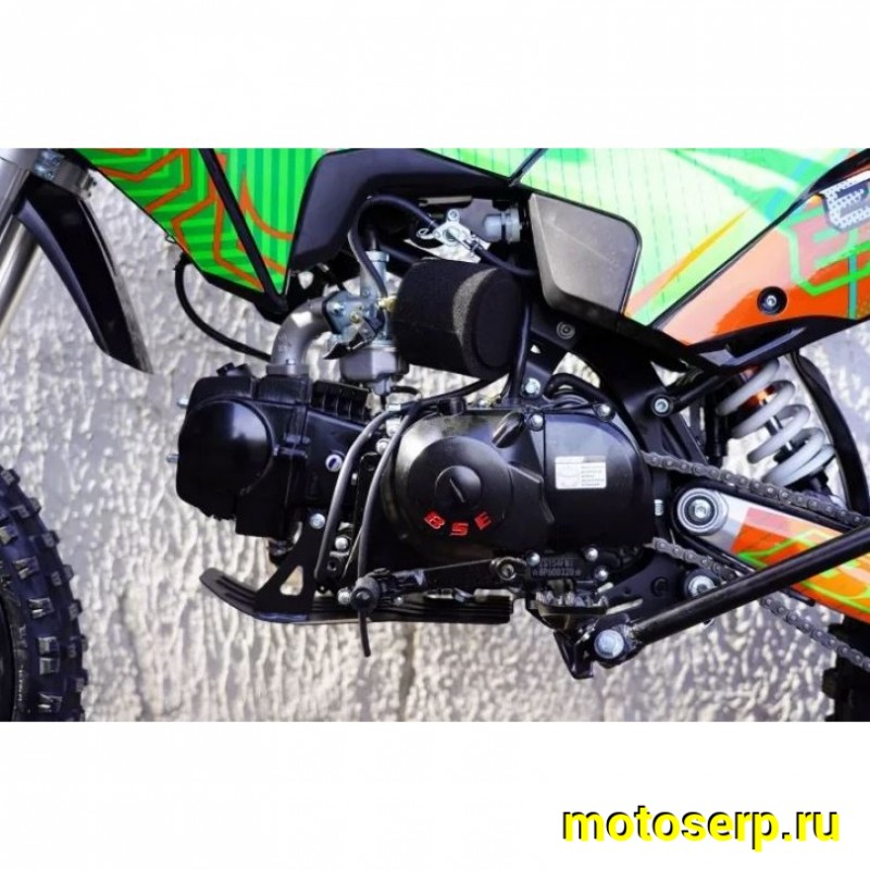 Купить  ====Питбайк BSE EX125 17/14 Green Orange Ant (шт) купить с доставкой по Москве и России, цена, технические характеристики, комплектация фото  - motoserp.ru
