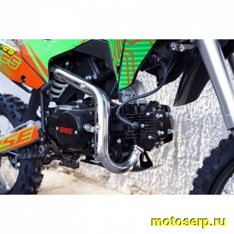 Купить  ====Питбайк BSE EX125 17/14 Green Orange Ant (шт) купить с доставкой по Москве и России, цена, технические характеристики, комплектация фото  - motoserp.ru