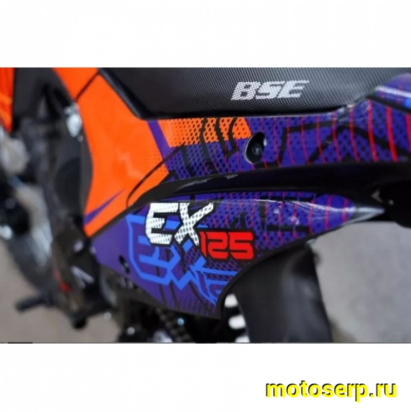 Купить  ====Питбайк BSE EX125 17/14 Blue Orange Ant (шт) купить с доставкой по Москве и России, цена, технические характеристики, комплектация фото  - motoserp.ru
