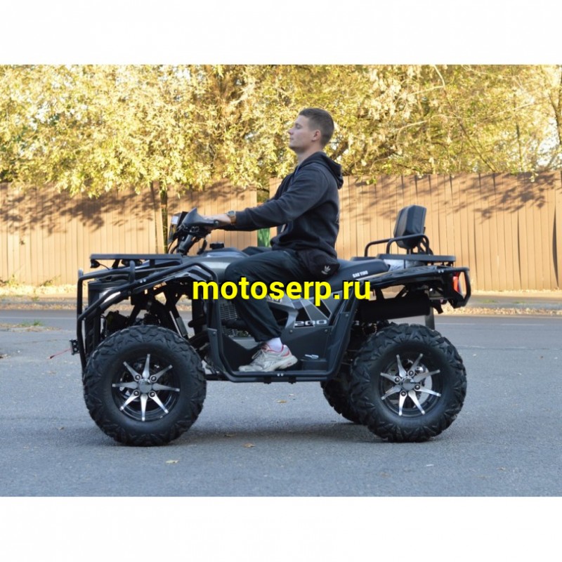 Купить  200cc Квадроцикл BULLY 200 LD premium (Булли 200) верт. мотор Loncin LX162FMK-2 200сс, утил., вариатор, лебедка!!,  литые колеса 12" (шт) (Хар  купить с доставкой по Москве и России, цена, технические характеристики, комплектация фото  - motoserp.ru