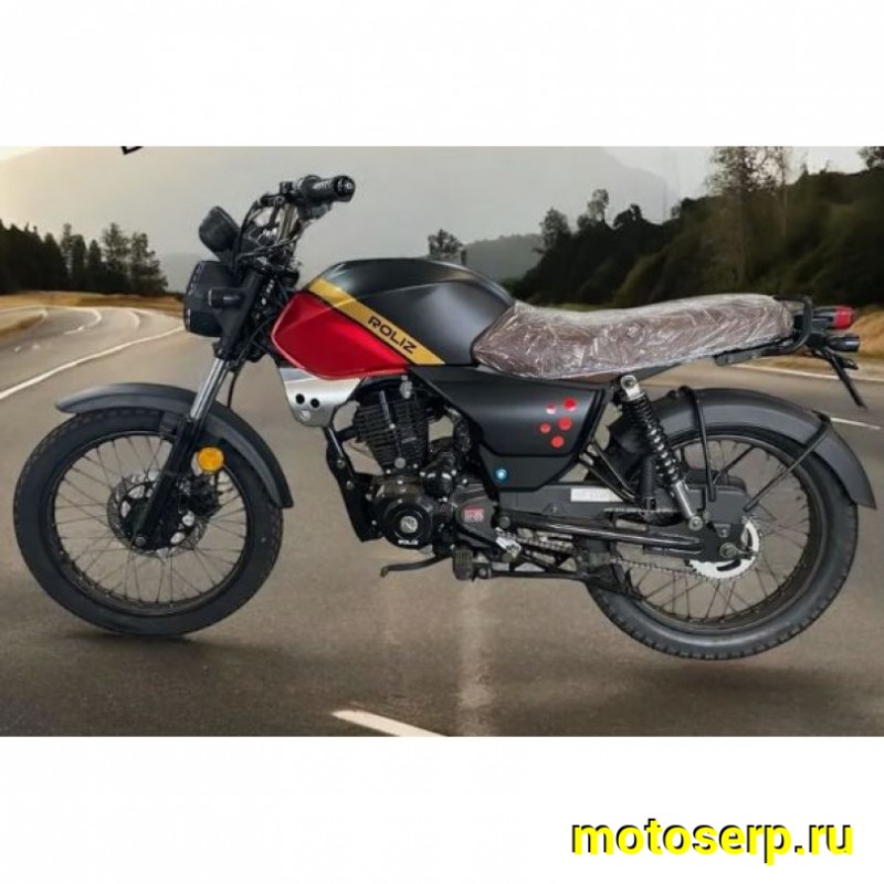 Купить  Мотоцикл ROLIZ BANDITOS 200сс (ЭПТС) 165FML-3,  CG200D-B, 3.0-18" / 3.5-18" (шт) (Roliz (ФОТО купить с доставкой по Москве и России, цена, технические характеристики, комплектация фото  - motoserp.ru