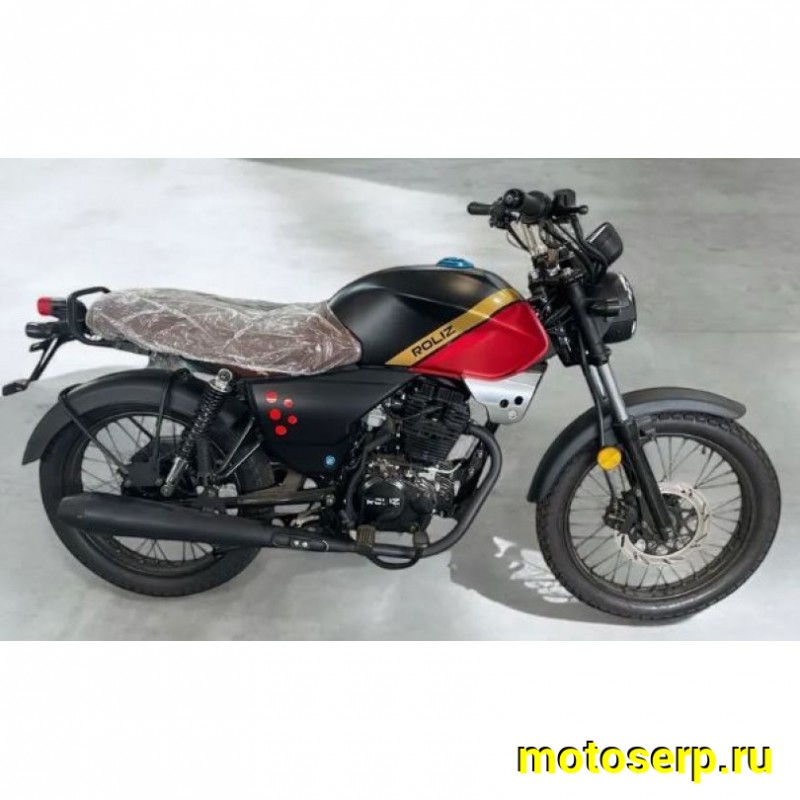 Купить  Мотоцикл ROLIZ BANDITOS 200сс (ЭПТС) 165FML-3,  CG200D-B, 3.0-18" / 3.5-18" (шт) (Roliz (ФОТО купить с доставкой по Москве и России, цена, технические характеристики, комплектация фото  - motoserp.ru