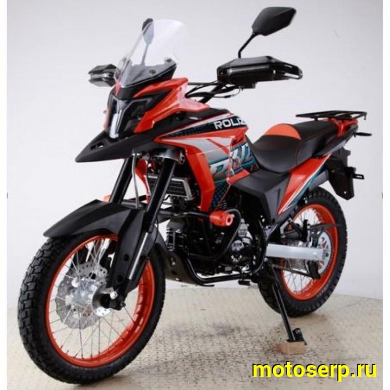 Купить  Мотоцикл внедорожный ROLIZ SPORT-002 300сс, (ЭПТС) Тур-эндуро, YX170FMN, CBB300Y, балансир,  90/90-19, 110/90-18 (шт) (Roliz (ФОТО купить с доставкой по Москве и России, цена, технические характеристики, комплектация фото  - motoserp.ru