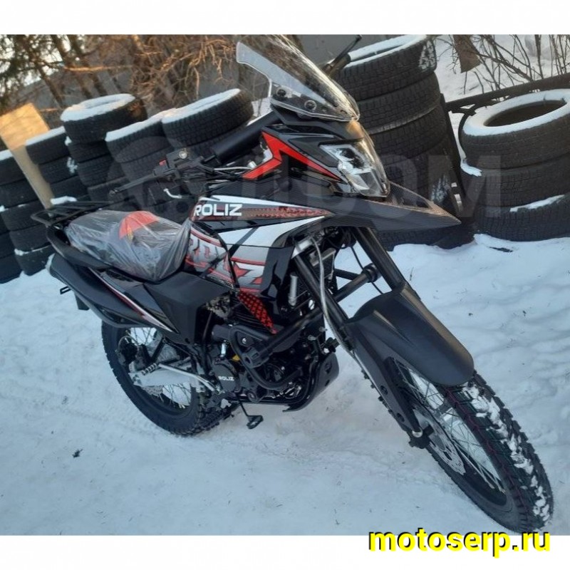Купить  Мотоцикл внедорожный ROLIZ SPORT-002 300сс, (ЭПТС) Тур-эндуро, YX170FMN, CBB300Y, балансир,  90/90-19, 110/90-18 (шт) (Roliz (ФОТО купить с доставкой по Москве и России, цена, технические характеристики, комплектация фото  - motoserp.ru