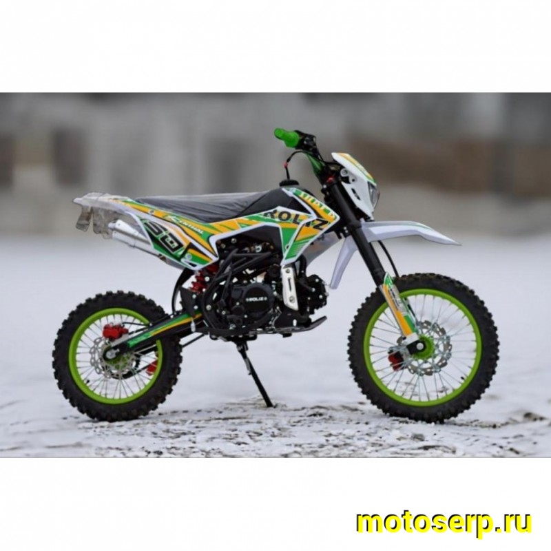 Купить  Питбайк Roliz кросс-125, 125сс, 17/14" механика, электро/кик стартер, (шт) (Roliz купить с доставкой по Москве и России, цена, технические характеристики, комплектация фото  - motoserp.ru