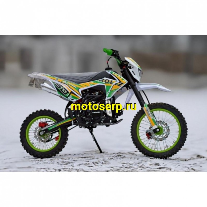 Купить  Питбайк ROLIZ кросс-125, 125сс, 17/14" механика, электро/кик стартер, (шт) (Roliz купить с доставкой по Москве и России, цена, технические характеристики, комплектация фото  - motoserp.ru