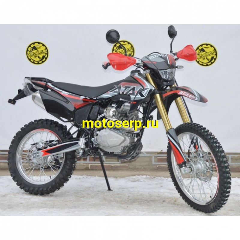 Купить  ====Мотоцикл внедорожный ATAKI S003 300 (4T 175FMM-5) ПТС 21/18 (2024 г.) красный (шт) (SM купить с доставкой по Москве и России, цена, технические характеристики, комплектация фото  - motoserp.ru