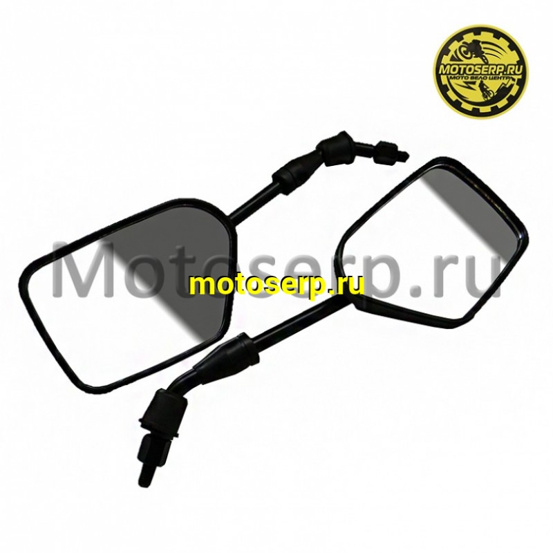 Купить  Зеркала (d-8mm, прав резьба) трапеция, черные, с болтом фиксации "LIPAI" (пар) (ANKON 020684 купить с доставкой по Москве и России, цена, технические характеристики, комплектация фото  - motoserp.ru