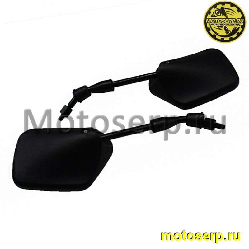 Купить  Зеркала (d-8mm, прав резьба) трапеция, черные, с болтом фиксации "LIPAI" (пар) (ANKON 020684 купить с доставкой по Москве и России, цена, технические характеристики, комплектация фото  - motoserp.ru