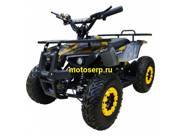 Купить  Электроквадроцикл MOTAX GRIZLIK MINI E1000W BW 36V12Ah (шт)  купить с доставкой по Москве и России, цена, технические характеристики, комплектация фото  - motoserp.ru