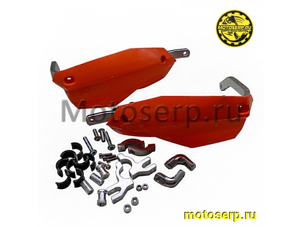 Купить  Защита рук/рычагов (уши) HP24 оранжевые армированные (пар) (Кокурин купить с доставкой по Москве и России, цена, технические характеристики, комплектация фото  - motoserp.ru