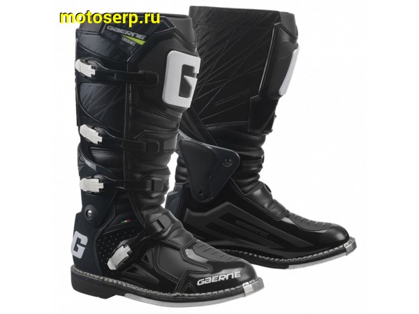 Купить  Мотоботы кросс. GAERNE FASTBACK Hi-Vis (защ. голени), черный р-р 42" (Ч/З) (пар) (SM 953-1630 купить с доставкой по Москве и России, цена, технические характеристики, комплектация фото  - motoserp.ru