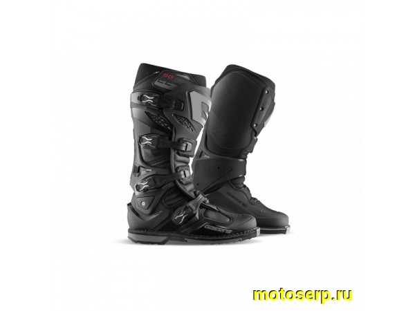 Купить  Мотоботы кросс. GAERNE SG-22  (защ. голени), черный р-р 45" (Ч/З) (пар) (GAERNE 2262-001 купить с доставкой по Москве и России, цена, технические характеристики, комплектация фото  - motoserp.ru