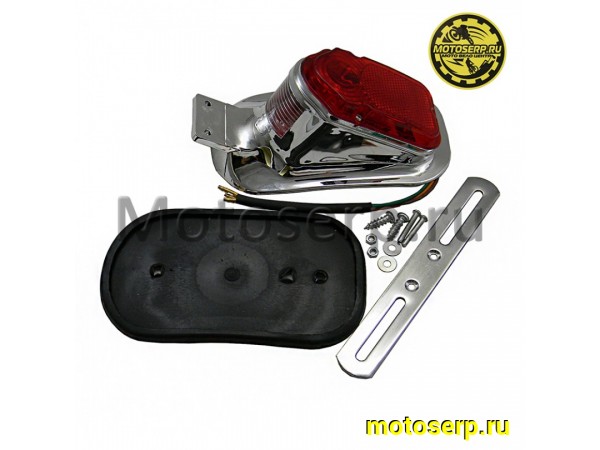 Купить  Фонарь задний в сб. (стоп-сигнал) для чоппера универсальный с креплением номера (шт)  (JP купить с доставкой по Москве и России, цена, технические характеристики, комплектация фото  - motoserp.ru