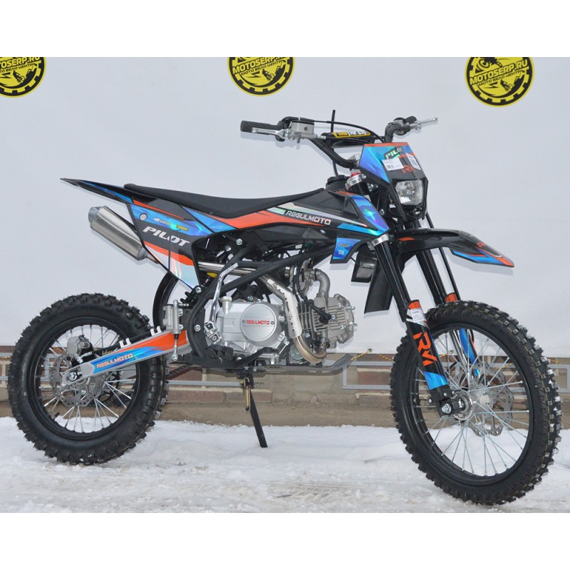 Купить  Питбайк Regulmoto PILOT EM 125 17/14 (спортинв) (шт) купить с доставкой по Москве и России, цена, технические характеристики, комплектация фото  - motoserp.ru