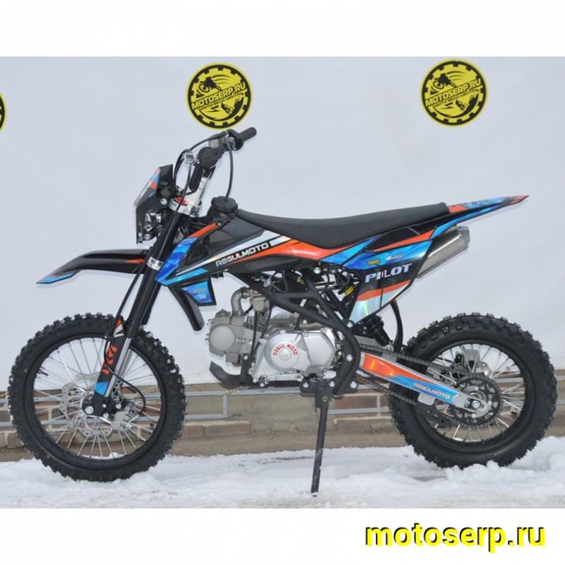 Купить  Питбайк Regulmoto PILOT EM 125 17/14 (спортинв) (шт) купить с доставкой по Москве и России, цена, технические характеристики, комплектация фото  - motoserp.ru