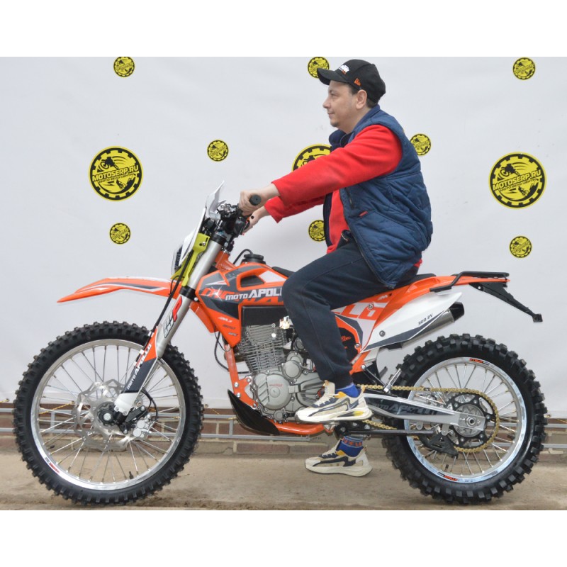 Купить  Мотоцикл Кросс/Эндуро MOTO APOLLO M3 300  Выпуск 2024г. (спортинв), 21/18, 4Т, 300cc, ZS175FMM, возд. охл., диск/диск  (шт) (ML 21130 купить с доставкой по Москве и России, цена, технические характеристики, комплектация фото  - motoserp.ru