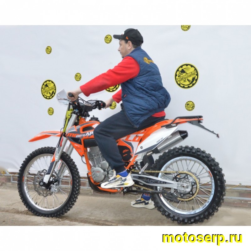 Купить  Мотоцикл Кросс/Эндуро MOTO APOLLO M3 300  Выпуск 2024г. (спортинв), 21/18, 4Т, 300cc, ZS175FMM, возд. охл., диск/диск  (шт) (ML 21130 купить с доставкой по Москве и России, цена, технические характеристики, комплектация фото  - motoserp.ru
