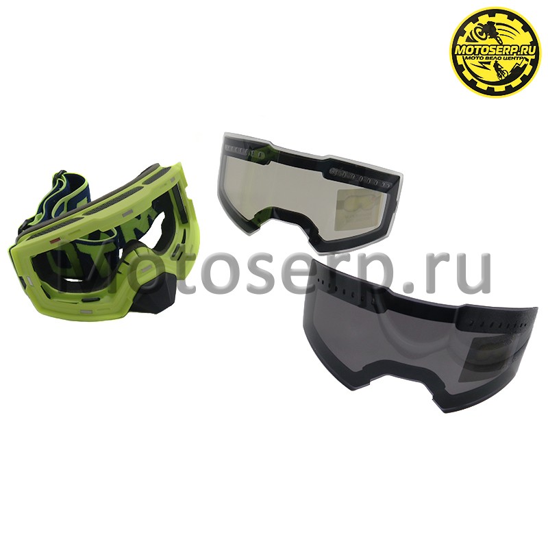 Купить  Очки мото Кросс Radien goggles снегоходные/ATV зимние (быстросменная магнитная линза с двойным стеклом) LYNX (реплика) черные (шт) (Кокурин купить с доставкой по Москве и России, цена, технические характеристики, комплектация фото  - motoserp.ru