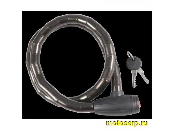 Купить  Замок (трос) противоугонный 22*1000mm толстый GK201 Вело (шт)  (Пан NP001501 (Грат Вест 155039 купить с доставкой по Москве и России, цена, технические характеристики, комплектация фото  - motoserp.ru