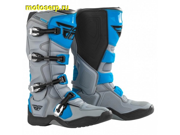 Купить  Мотоботы кросс. FLY RACING FR5 (2021)  р-р 44,5" серый/синий/черный (Ч/З) (пар) (SM 872-2711 купить с доставкой по Москве и России, цена, технические характеристики, комплектация фото  - motoserp.ru