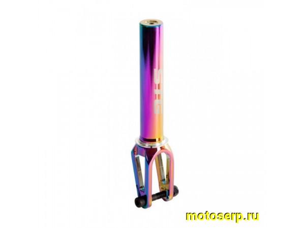 Купить  Вилка ВЕЛО жесткая для трюкового самоката 100-120 мм колесо, шток безрезьбовая Вело (шт) (Грат Вест Х84106 купить с доставкой по Москве и России, цена, технические характеристики, комплектация фото  - motoserp.ru