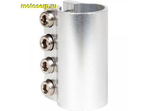 Купить  Зажим руля для трюковых самокатов 4 болта (NO NAME-Китай) 28,6 мм Вело (шт) (Грат Вест Х105166 купить с доставкой по Москве и России, цена, технические характеристики, комплектация фото  - motoserp.ru