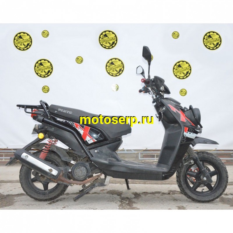 Купить  ====Скутер VENTO SMART-II NEW Б/У пробег 2500 50 cc; 2- местный, 4Т, возд. охлажд., диск/барабан, кол. 12"/12"(зал) (шт) 01500 (Vento купить с доставкой по Москве и России, цена, технические характеристики, комплектация фото  - motoserp.ru