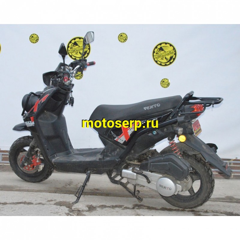 Купить  ====Скутер VENTO SMART-II NEW Б/У пробег 2500 50 cc; 2- местный, 4Т, возд. охлажд., диск/барабан, кол. 12"/12"(зал) (шт) 01500 (Vento купить с доставкой по Москве и России, цена, технические характеристики, комплектация фото  - motoserp.ru