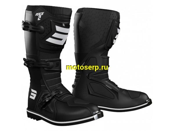 Купить  Мотоботы кросс. Shot Boots Race 2 (защ. голени), черные р-р 42" (N/Q) (пар) (Avantis YT-00001513 (Avantis A09-24D1 купить с доставкой по Москве и России, цена, технические характеристики, комплектация фото  - motoserp.ru