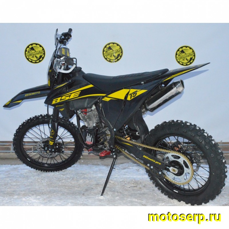 Купить  Мотоцикл Кросс/Эндуро BSE T5 Black Twister (шт)   купить с доставкой по Москве и России, цена, технические характеристики, комплектация фото  - motoserp.ru
