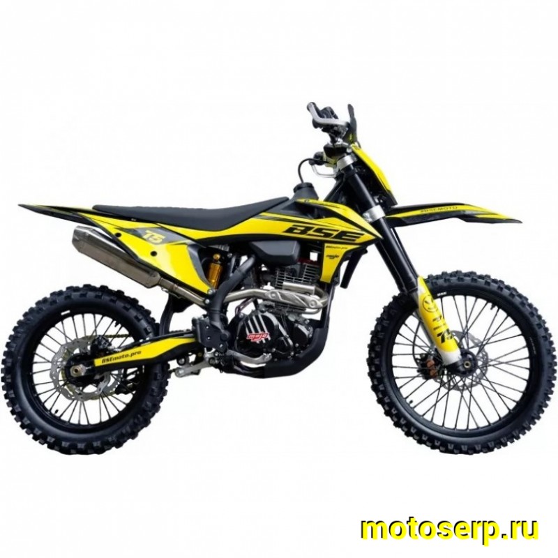 Купить  Мотоцикл Кросс/Эндуро BSE T5 Yellow Twister (шт)   купить с доставкой по Москве и России, цена, технические характеристики, комплектация фото  - motoserp.ru