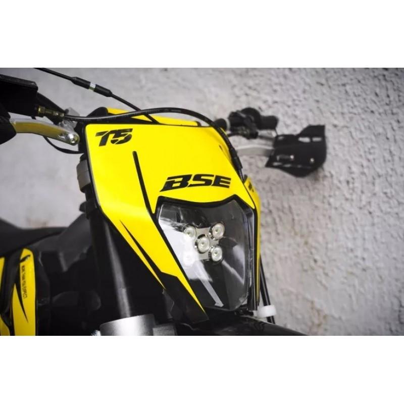 Купить  Мотоцикл Кросс/Эндуро BSE T5 Yellow Twister (шт)   купить с доставкой по Москве и России, цена, технические характеристики, комплектация фото  - motoserp.ru
