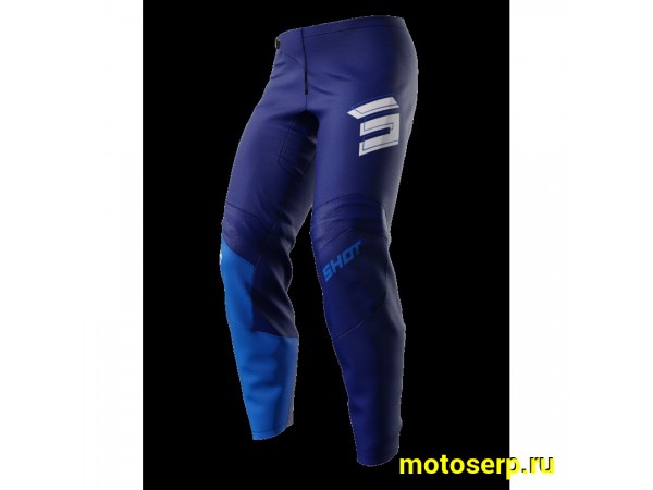 Купить  ====Штаны для мотокросса Shot DRAW SQUAD синий/голубой (2023) р-р28" (шт) (SM 714-9920 купить с доставкой по Москве и России, цена, технические характеристики, комплектация фото  - motoserp.ru